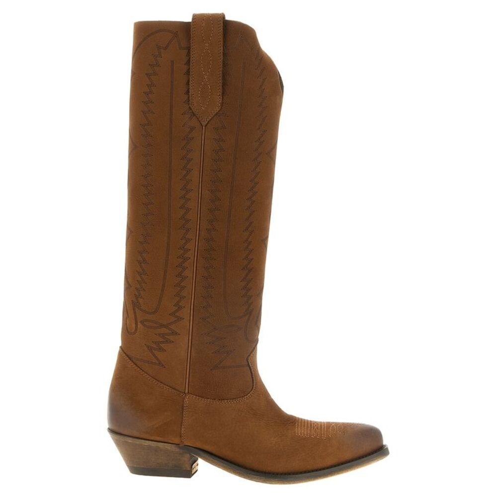 Golden Goose Brown Cowhide Chelsea Women's Boots